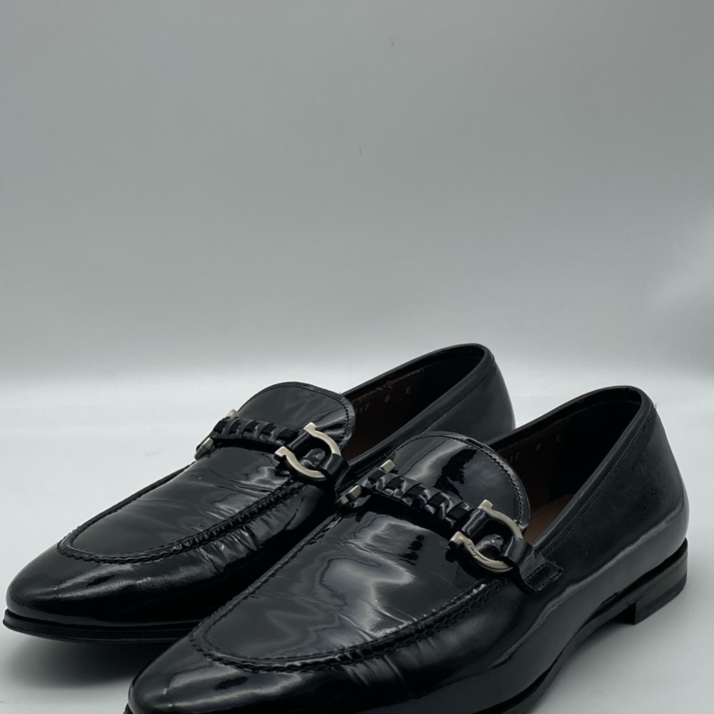 Salvatore Ferragamo Men's Tai Patent Leather Eveni - Picture 10 of 16